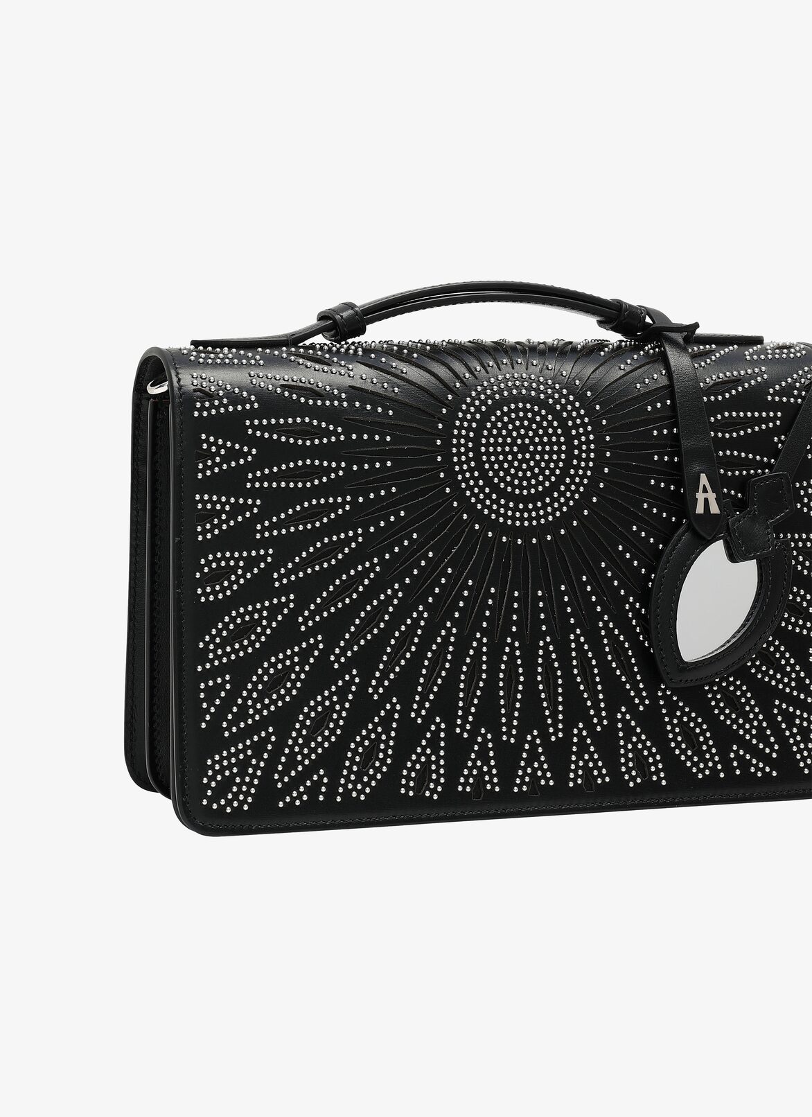 FRANCA MEDIUM CUIR LUX CERAMIQUE BLACK ALAÏA SCHWARZ  FRANCA MEDIUM CUIR LUX CERAMIQUE BLACK